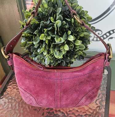 Vintage suede hobo coach - Gem