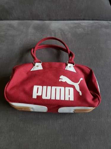 バッグ 00s puma mini hand bag y2k 00s PUMA ハンドバッグ ミニボストン レトロミニバッグ ブルー
