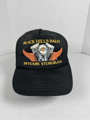 90s STURGIS キャップ ビンテージ 黒 ハーレー バイカー スタージス 90s STURGIS キャップ ハーレー バイカー 古着 帽子 スタージス