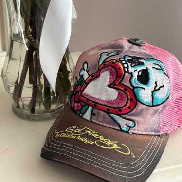 Pink ed hardy hat - Gem