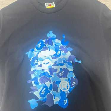 Bape blue camo t - Gem