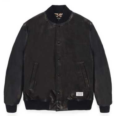 Wacko maria leather varsity - Gem