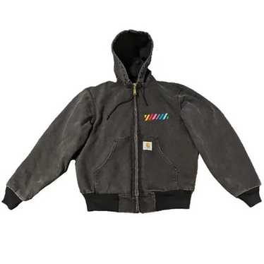 00s Carhartt J03 Active Jacket USA製 Vintage Carhartt Hooded Active Jacket “Navy” J03 NVY Men's