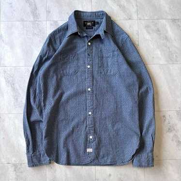 Rrl indigo work shirt - Gem