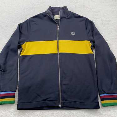 FRED PERRY X BRADLEY WIGGINS トラックジャケット POPでCOOLなFRED PERRY X BRADLEY WIGGINSのトラックジャケット
