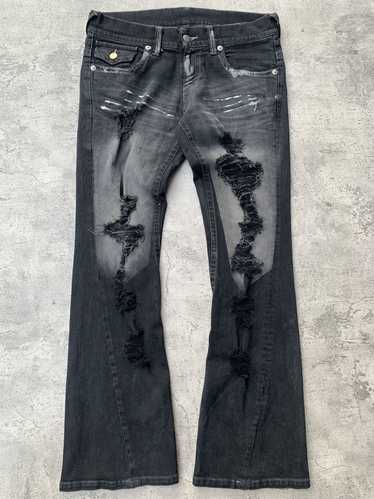 美品 Japanese label tornado mart pants Japanese Brand Tornado Mart Lace up Flared Trouser Size 31