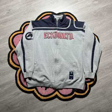 echo unltd ハーフジップ　アウター　vintage VINTAGE ECKO UNLTD FULL ZIP SWEATER (L)