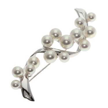 Tasaki brooch silver pearl - Gem