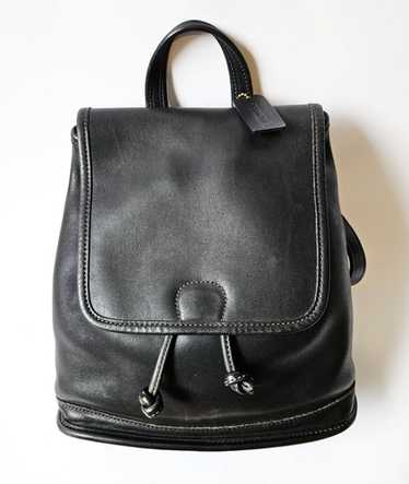 バッグ Vintage Coach Bleaker Black shoulder bag Vintage COACH BLEECKER 4153 Smooth Leather Bucket Shoulder