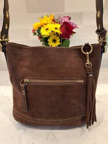 Vintage coach suede bucket - Gem