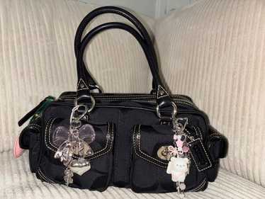 極美品 vintage coach old Y2K mini Boston Vintage Y2k Rare Patchwork Coach Mini Handbag – Eclectic