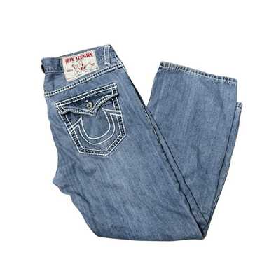 True Religion Bobby Super T 28/33 ダークブルー True Religion Men's Bobby No Flap Super T, HXWM, 29 at