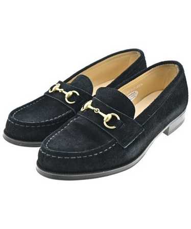 24cm HARUTA × CLANE FLAT SHOES Haruta Loafers Men's 3E EEE Coin Loafers BLACK / BROWN