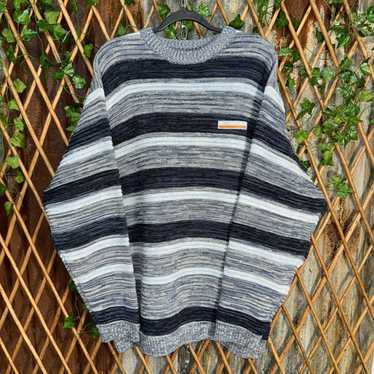 【USA古着】old-coogi 3d knit pure new wool Vintage coogi sweater Mens small wool 3D knit multicolor
