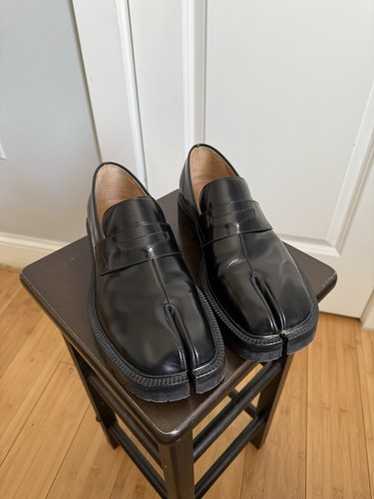 【used】Maison Margiela Tabi Loafer 40 Maison Margiela Tabi Leather Loafers | Black | FARFETCH