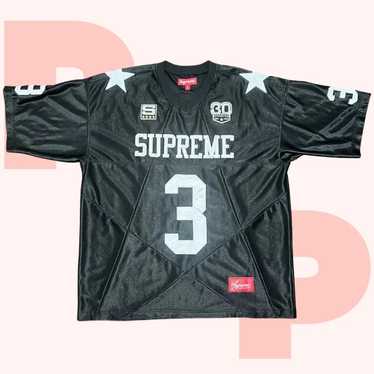 シャツ Supreme star football jersey black Ssize Supreme Star Football Jersey Black | eBay
