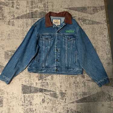 Rainforest Cafe Las Vegas デニム ジャケット Vintage Las Vegas Rainforest Cafe Youth Denim Jacket Sz 10