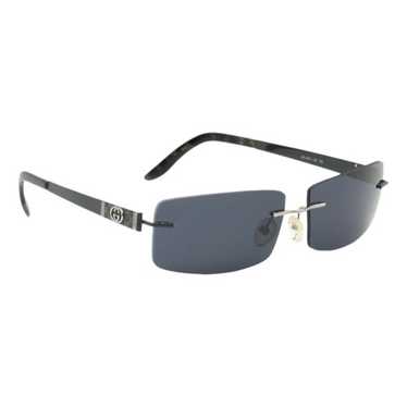 小物 GUCCI rimless gg gradient sunglasses y2k Gucci Y2K Green Gradient Sunglasses – Vintage by Misty