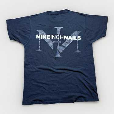 ミュージシャン NINE INCH NAILS bootleg T-shirt XL Nine Inch Nails NIN The Downward Spiral Vintage Bootleg