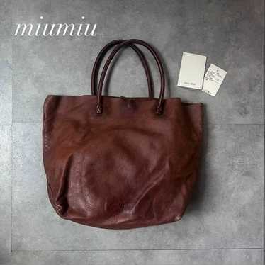 バッグ MIUMIU Archive leather hand bag 90s Miu Miu Archive Vintage Leaf Design Leather Hand Bag - Etsy
