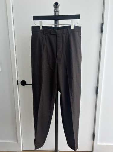 【archive】EMPORIO ARMANI gray slacks 90s VINTAGE 90s RARE Emporio Armani Men's Gray Pants With Black