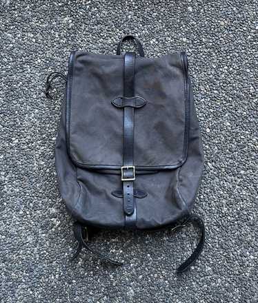 Filson tin cloth backpack - Gem