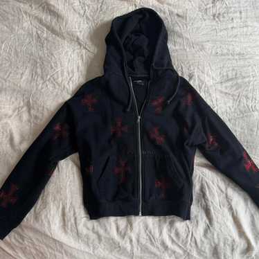 トップス Unknown London BLACKxRED RHINESTONE UNKNOWN LONDON(アンノウン・ロンドン)商品ページ - Cross