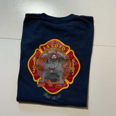LAFD LOS ANGELES FIRE DEPARTMENT VINTAGE T-SHIRT SWIF… - Gem