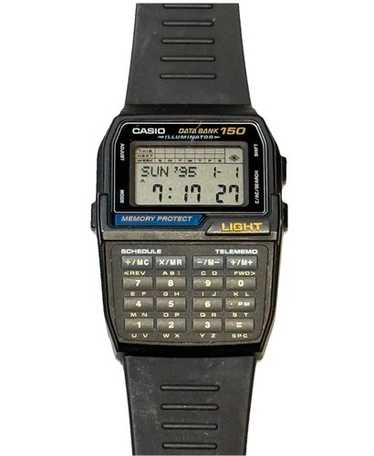 ②【90's Vintage】CASIO DATABANK DBC-1500 Vintage CASIO DATA BANK DBC-1500 Digital Calculator Watch w