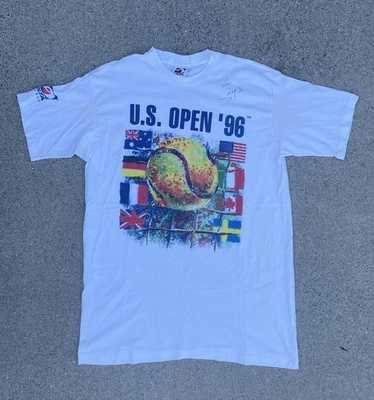 ウェア 1996 US OPEN tennis T shirt size L Vintage us open 1996 - Gem
