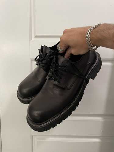 【GUIDI】SA06V KHAKI BROWN CV09T / CALF FG GUIDI Men's clog rubber sole sandals SA06V KHAKI BROWN CV09T