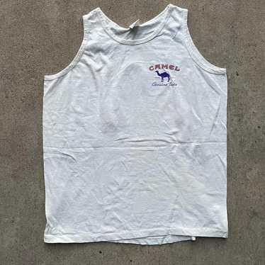 5WB671【90s】vintage CAMEL ロゴ　タバコ　タンクトップ Vintage 90s Camel Cigarette Promo Deadstock tank top Size XL