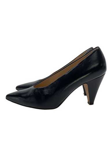 【PELLICO/ペリーコ】pointed short boots 36 Vintage Women Slip On Boots Pointed Toe Round Thick Heel