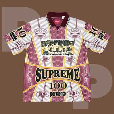 トップス Supreme Crest Soccer Jersey Pink L SUPREME CREST SOCCER JERSEY PINK Size M ( อก 23-23.5 นิ้ว
