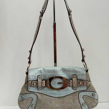 GUESS ヴィンテージ バッグ 平成ギャル Y2K グランジ GUESS Vintage Y2K Mini Monogrammed Studded Sicily Handbag
