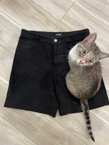 パンツ RAF SIMONS23ss STUDS WIDE DENIM SHORTS RAF SIMONS23ss STUDS WIDE DENIM SHORTS