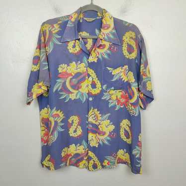 トップス 40s50s silk made Aloha shirt Rarest Collection Quality 1940's 