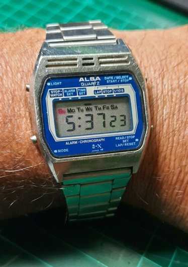 SEIKO ALBA CARIB ALARM CHRONOGRAPH 腕時計 SEIKO ALBA CARIB function ALARM CHRONOGRAPH N944-7A40 アルバ