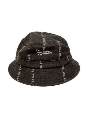 帽子 b0185 Supreme Denim Logo Boonie S/M 帽子 b0185 Supreme Denim Logo Boonie S/M Denim Crusher