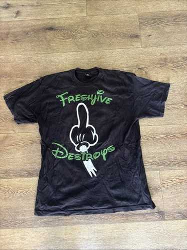 トップス FRESH JIVE Print Tee MADE IN USA 楽天市場】FRESH JIVE（フレッシュジャイブ）ストリート ロゴ