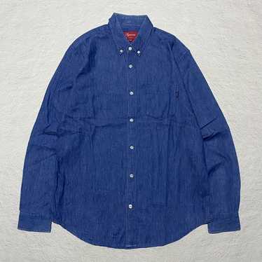 Supreme ボタンダウンシャツ M ネイビー メンズボタンダウン長袖シャツ | メンズ | 1枚 | FB5049M