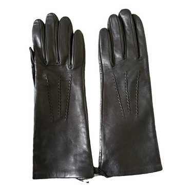 Burberry Leather Glove Black バーバリー レザー手袋 ブランド古着】BURBERRY BLACK LABEL / バーバリーブラック