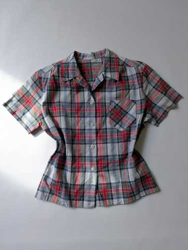 トップス 40s vintage cotton flannel work shirts 4089 - Original Cotton Flannel Shirt Vintage Wash - – FULLCOUNT