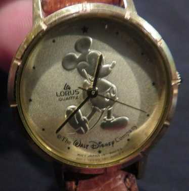 SEIKO LORUS Mickey Mouse ヴィンテージ 稼働品 美品 Vintage Unisex Seiko Walt Disney Mickey Mouse Quartz Watch