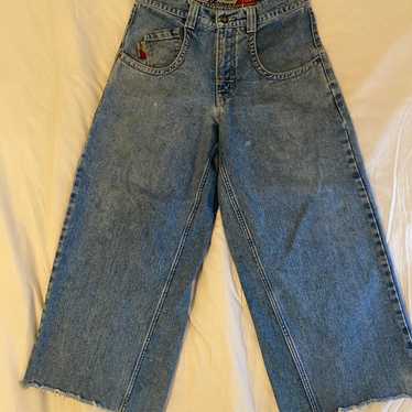 JNCOワイドデニムパンツ26 ワークパンツ 32W 32L 90's JNCO JEANS Wide Denim Pants MADE IN U.S.A. (実寸 W32L33