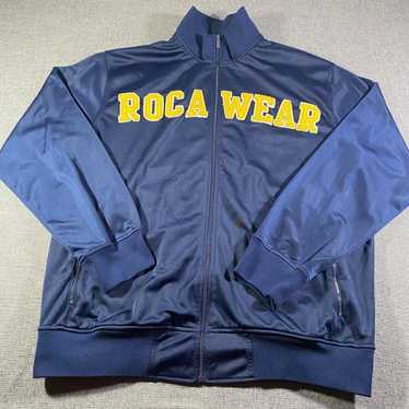 Roca wear ロカウェア トラックジャケット ジャージ 3XL ネイビー Mens rocawear blue zip - Gem