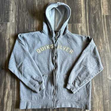 Quiksilver ジップ フード ジャケット ビンテージ スケート サーフ Quiksilver ジップ フード ジャケット ビンテージ スケート