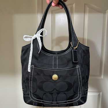 バッグ Coach Restored Ergo Frame Signature Bag COACH® | Restored Ergo Shoulder Bag In Signature Jacquard