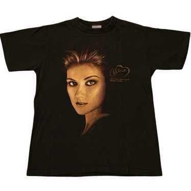 90s vintage CELINE DION シングルステッチツアーTシャツ 90s vintage CELINE DION シングルステッチツアーTシャツ