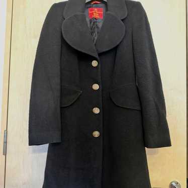 SALE☆90’s 00’ヴィヴィアンウエストウッド コート イタリア製 黒 Vivienne Westwood GOLD LABEL バッファローコート シープスキン